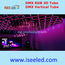 RGB DMX512 dia nitarika 3D Tube ho an&#39;ny klioba hariva